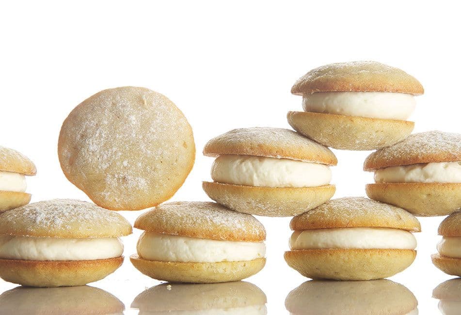 Alfajores (whoppies) de banana