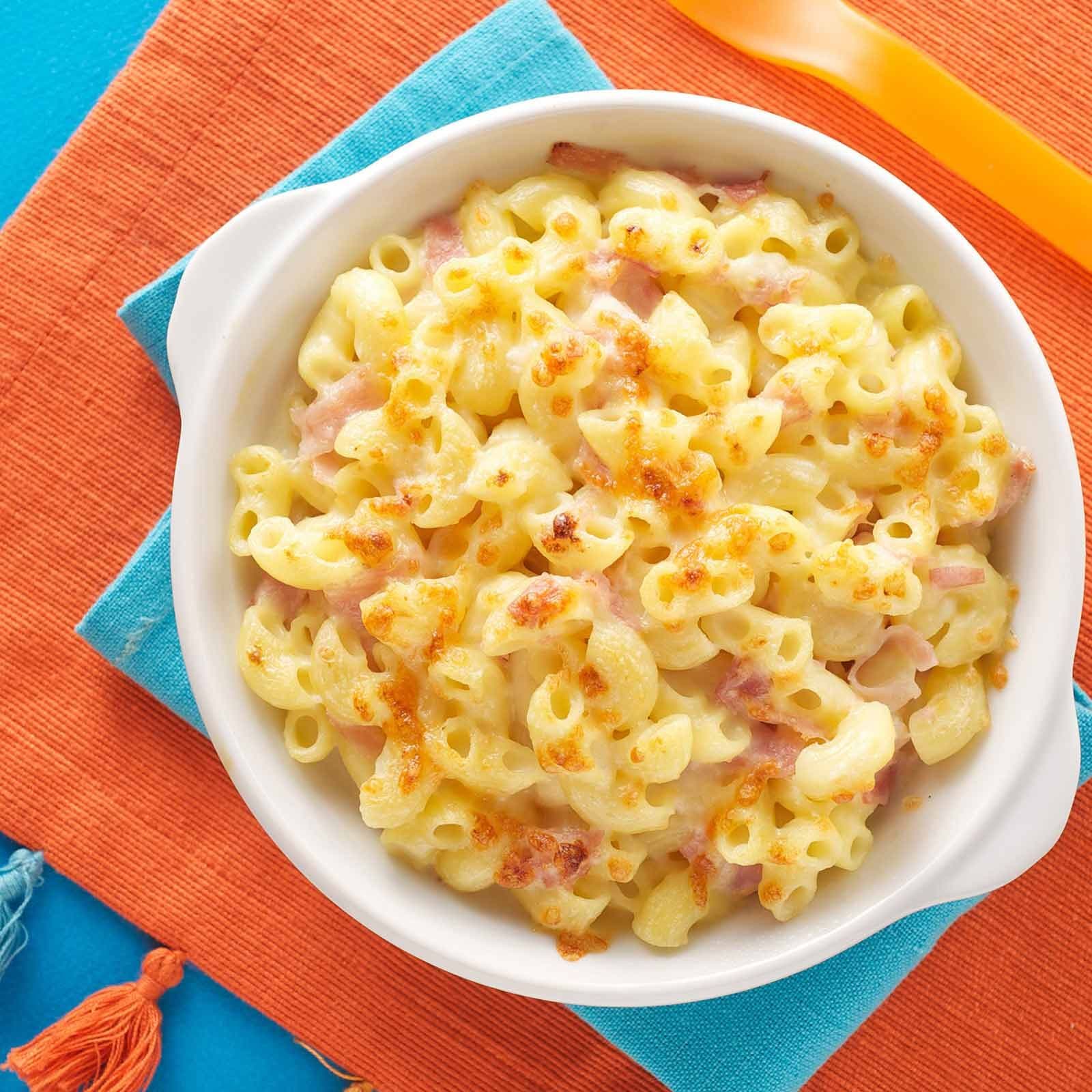 Macaroni and cheese gratinados