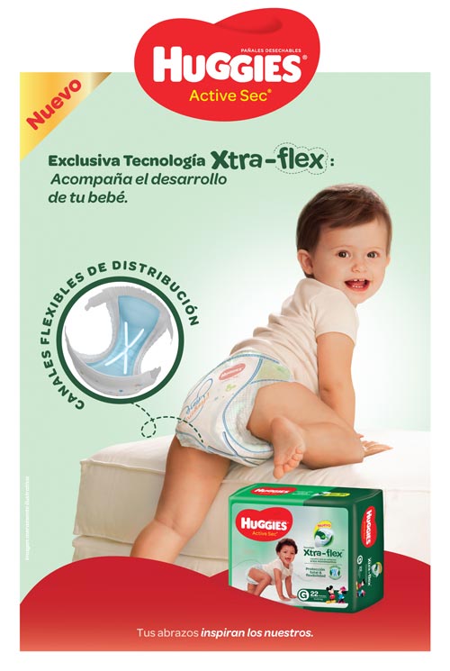 Nuevo Huggies Xtra-flex