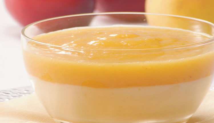 Papilla-de-yogur,-cereal-para-bebes-y-frutas