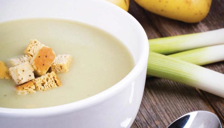 sopa de papa y puerro
